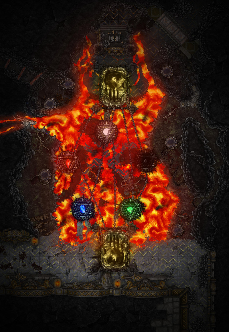 Lair of Hoondarrh, Draconic Emperor & Chosen of Bane