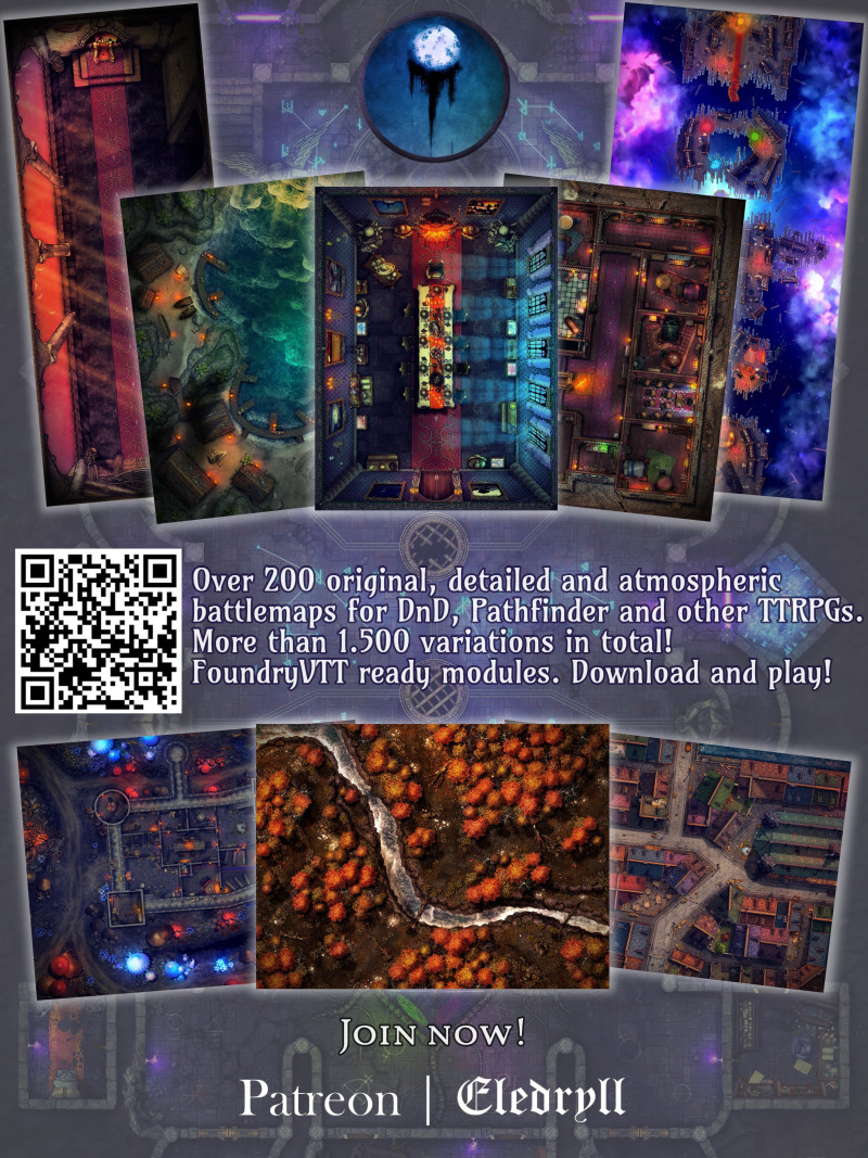 5 years of mapmaking - FULL battlemaps library for FREE for the next 48 hours!
