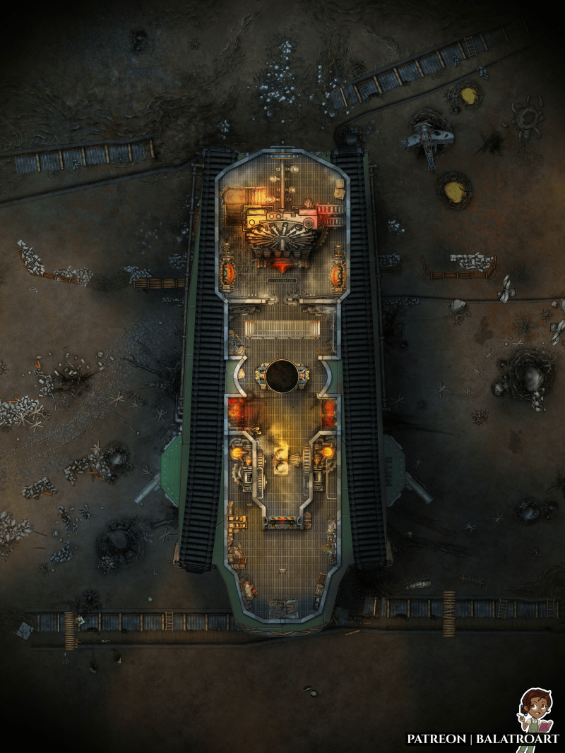 The great tank fortress is a monster on the battlefield- A mobile bastion claiming dominion over whatever region it storms through.