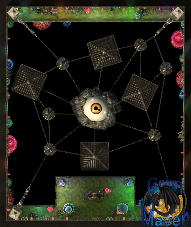 "Interdimensional Prison" (27x32) Are you trapped inside? Or breaking someone out? Either way... this won't be easy!