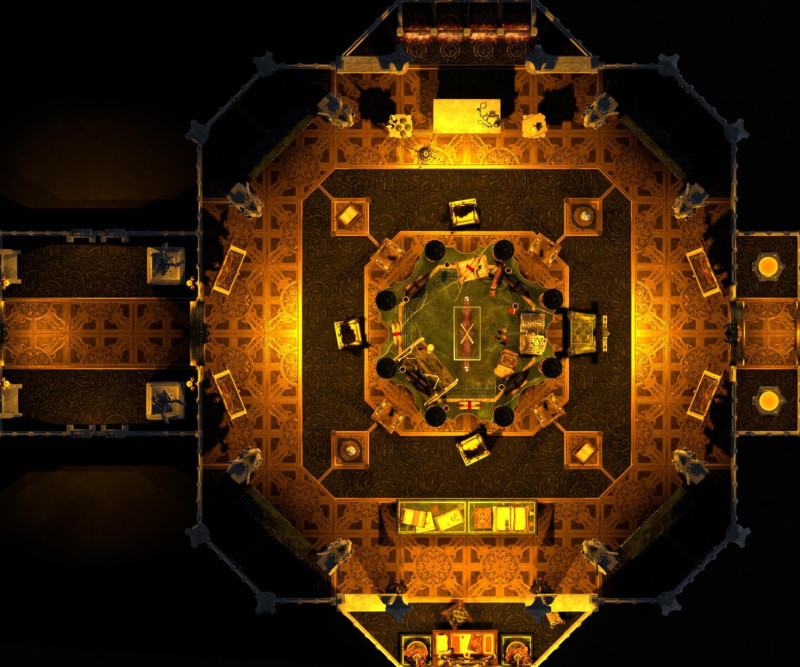 "Ah, so you've found the Pact Council..." - Hell Palace - War Council, 24x20 (map(s) + visuals)