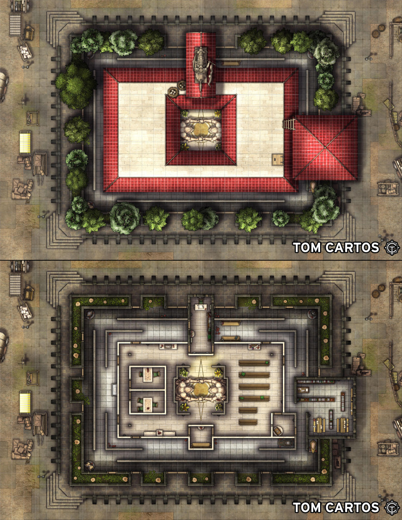 Temple of Protection [34x44]