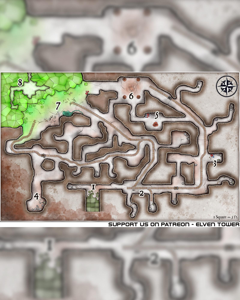 Dungeon Map - The Pondering Elemental - Map 271/909