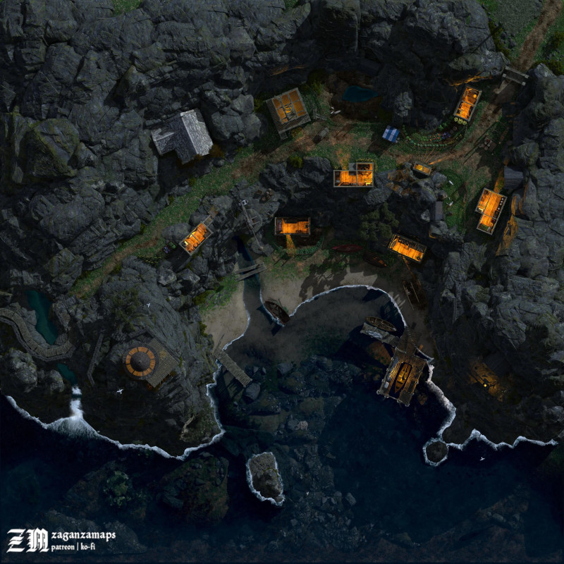 Ulgoth's Beard, Sword Coast (link to 300DPI maps in description)