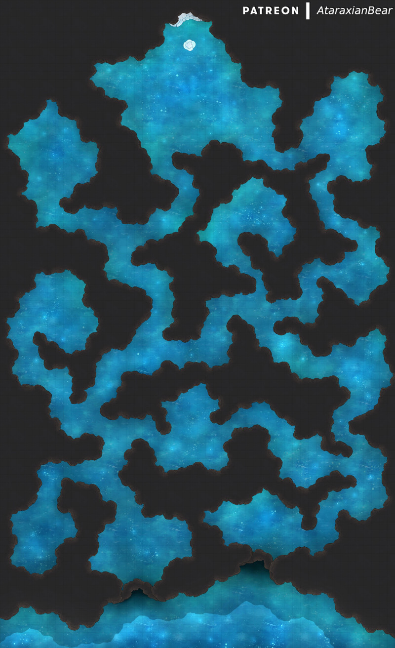 A melting ice dungeon [50x82]