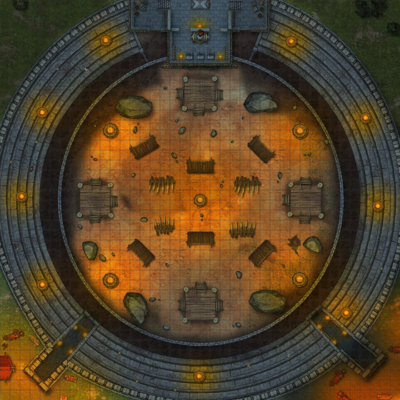 Colosseum Battlemap - Suggestions and Advice always appreciated!