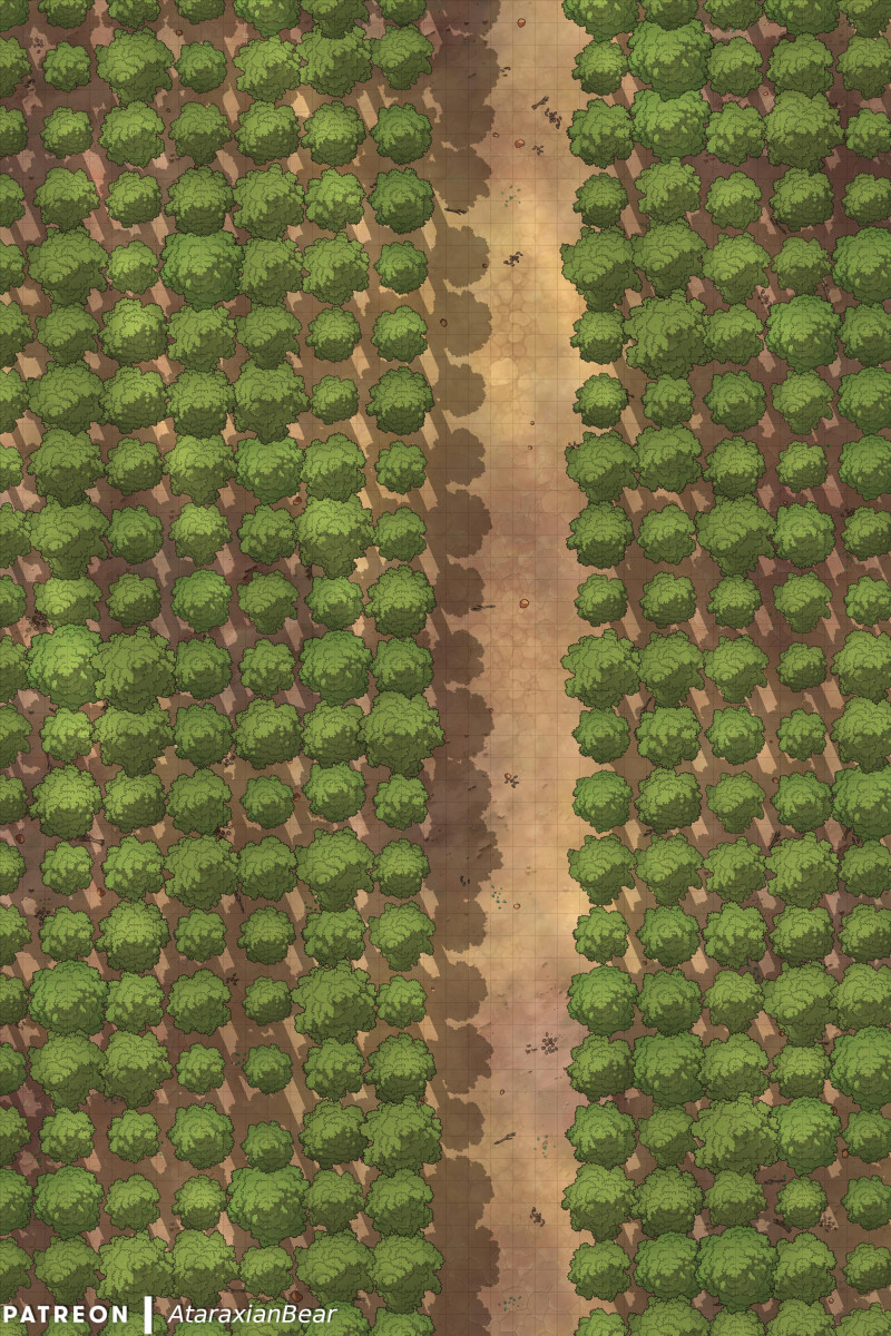 A path through the tree plantation (and then suddenly it's ablaze) [40x60]
