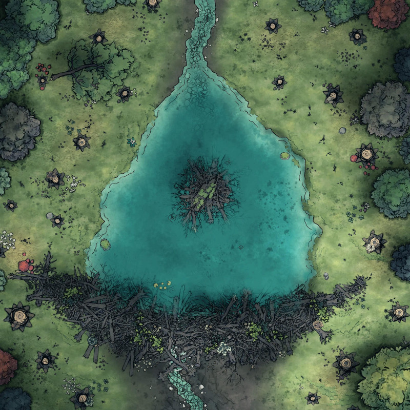 Beaver Dam! [100px DungeonDraftx2MinuteTabletop]