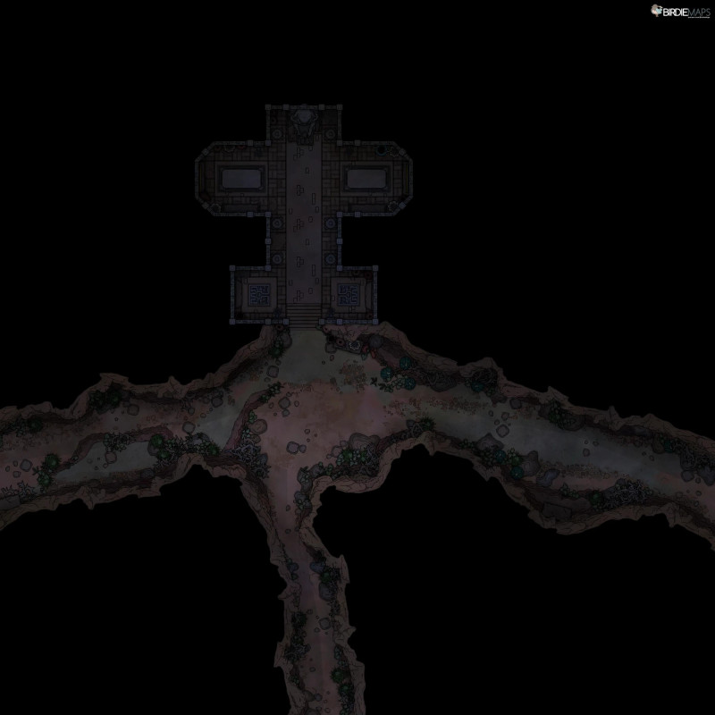 Desert Cave Temple - [40x40]