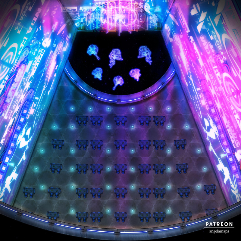 VR Theatre [battlemap] from Angela Maps - 3 versions! [art]