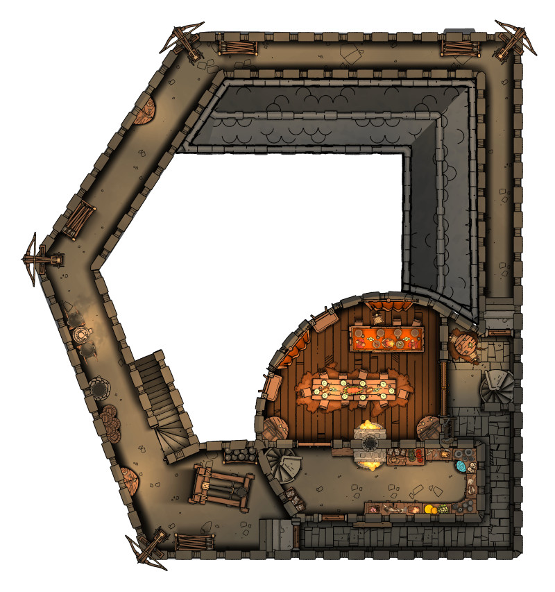 Town Keep | Greenest - 4 Floors [60 x 60]