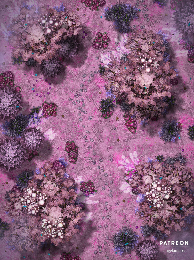 Sugar Plum Forest [battlemap] from Angela Maps - 3 versions! [animated] [art]