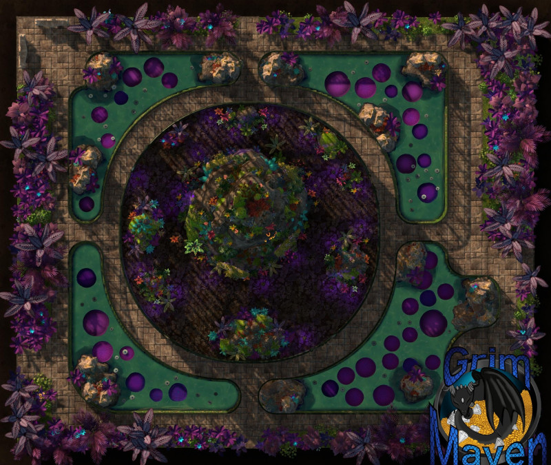 "Arboretum"(32x27) botanic gardens, eclectic wizard, fancy mansion- you can find this towering arboretum anywhere you desire!