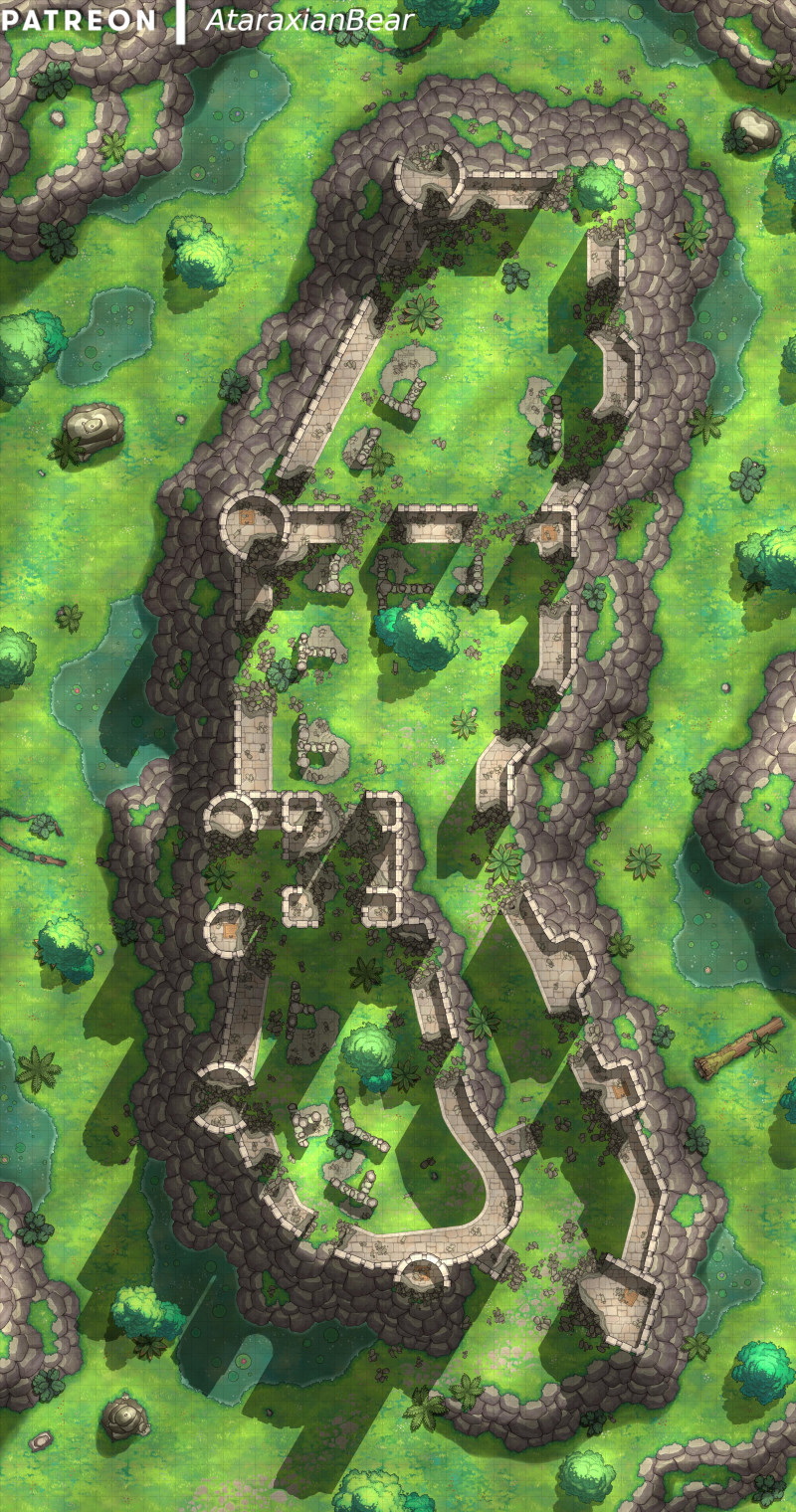 Castle Ruin [50x95]