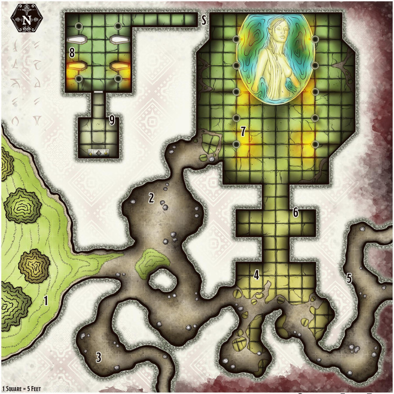 Map 427 - Nymph's Font - Dungeon