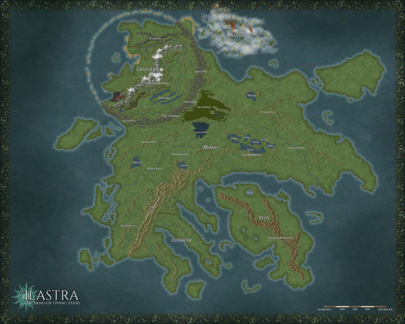 How to make a map more depressing/dark aesthetically