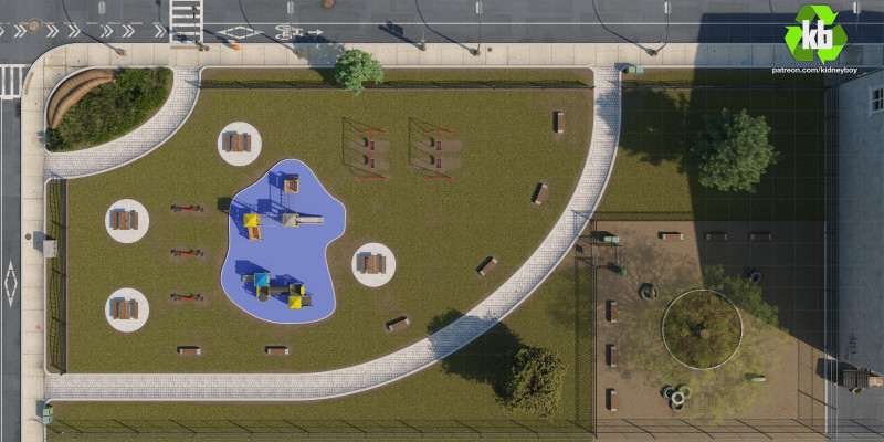 Park in the city