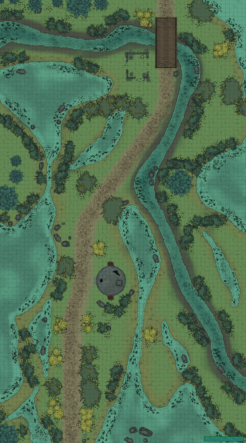 Battlemap: Old Dwarf Bridge