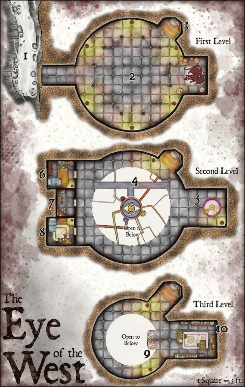 Map 237 - The Eye of the West - Dungeon