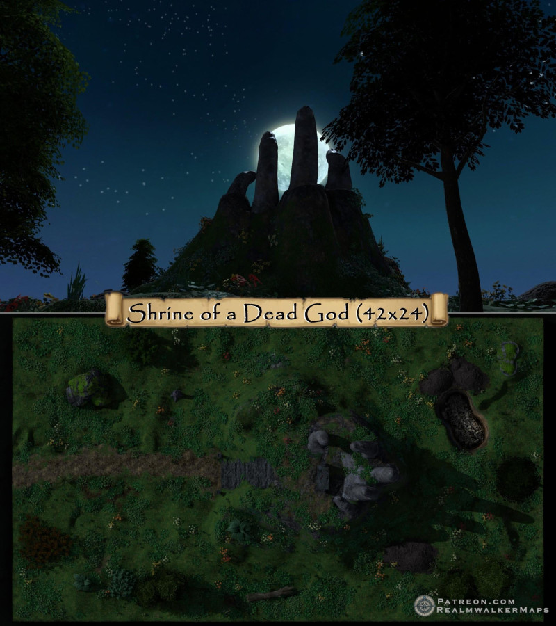 Shrine of a Dead God (42x24)