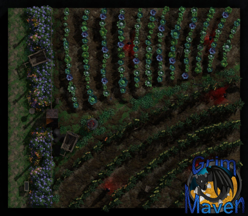 "East Field"(31x27) Welcome to the East Field! Pretty sure everything is fine and none of the scarecrows are moving. Pretty sure.