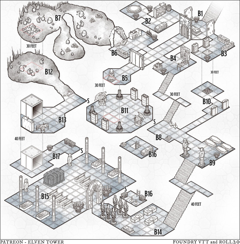 Isometric Dungeon - Tomb of the Cyan Prophet