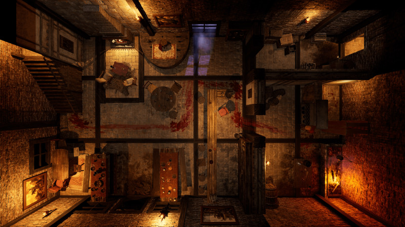 [OC][FREE][Animated] The Silent Flute Tavern — From a quiet night to a burning death trap (2 Floors, 9 Variations total)