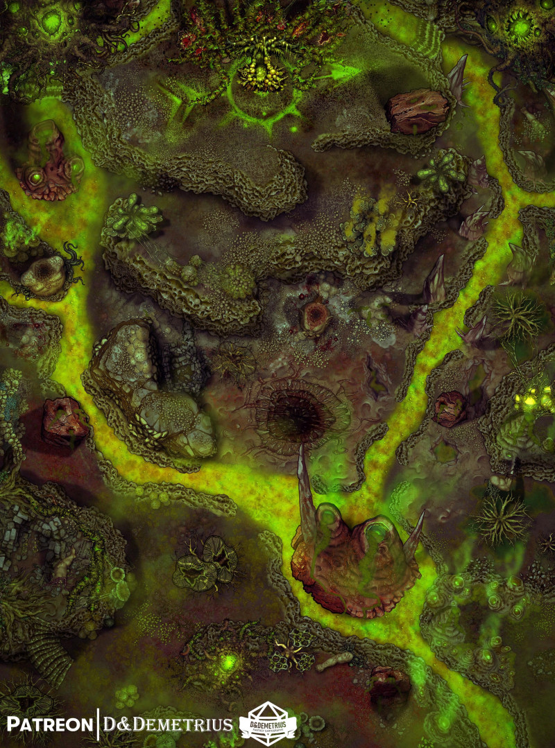 Throne of Pestilence [33x45] | Saints of Ruin | Ilythra, Fallen Saint of Pestilence