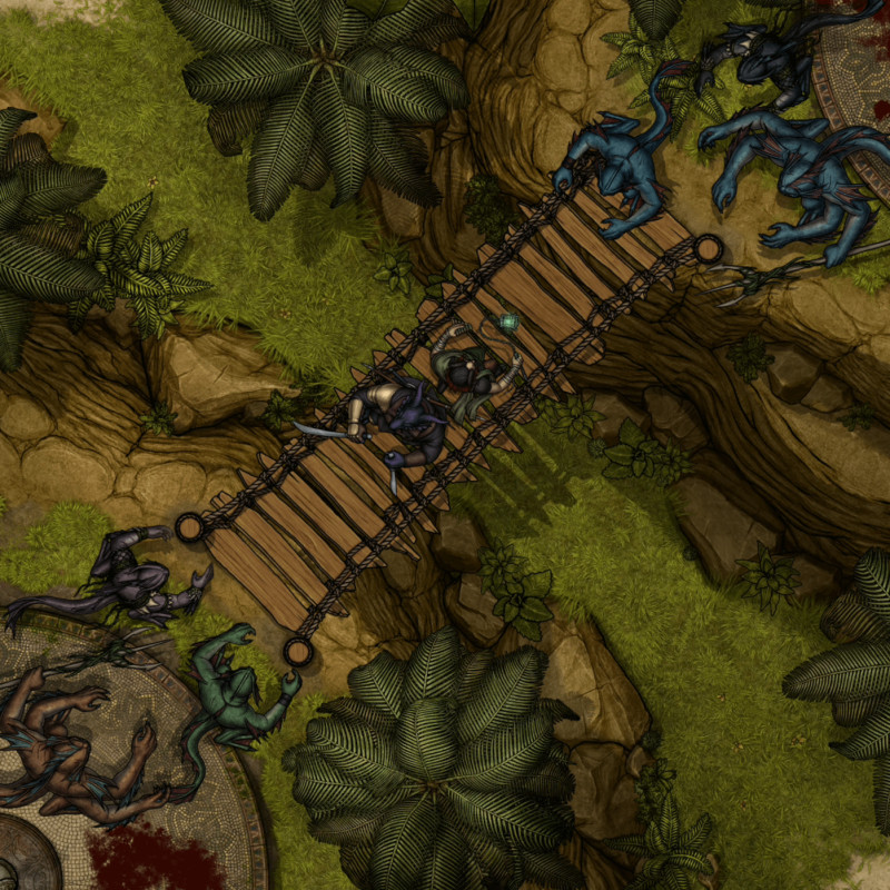 [OC] Desert Island Encounters 35x35 by Forgotten Adventures