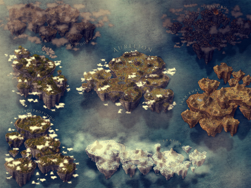Omelia, The Floating World [ Art] That is my first World map ever!!
