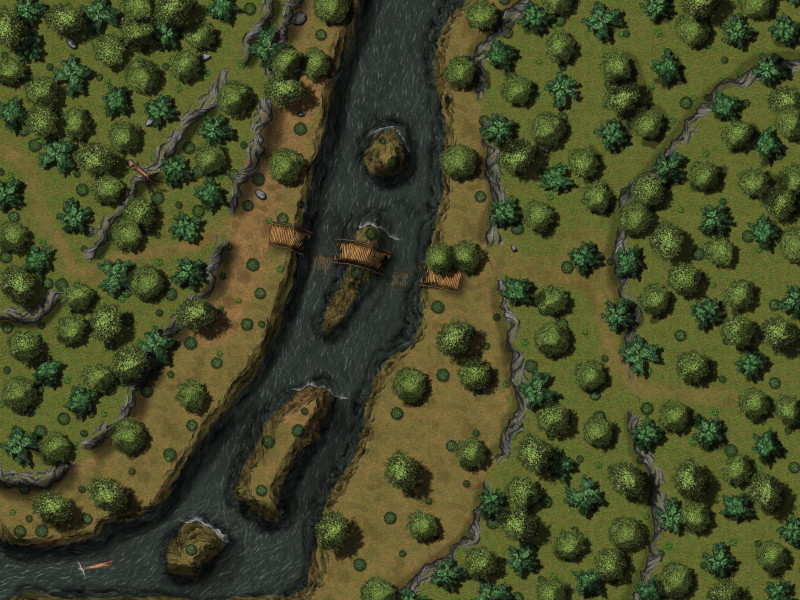 Forest River Crossing 40x30