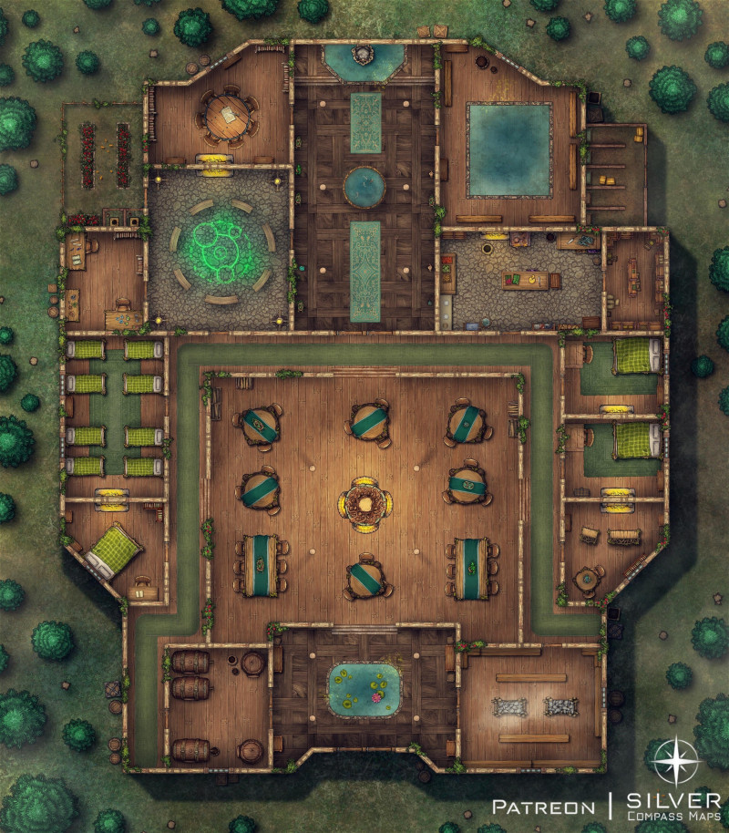 A Guildhall for Fighters, Rangers, Druids, and Wizards!