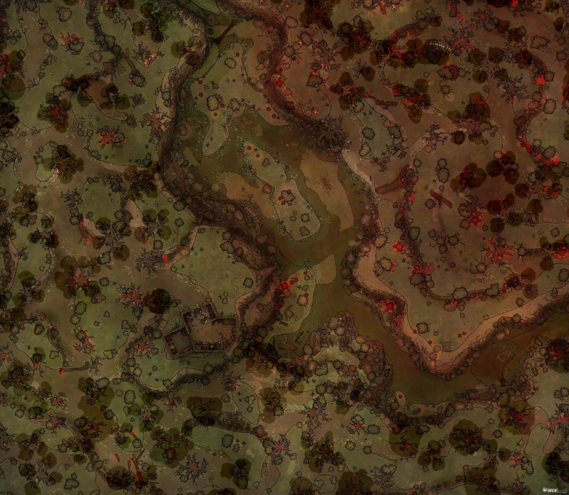 Corrupted Forest - [77x67]