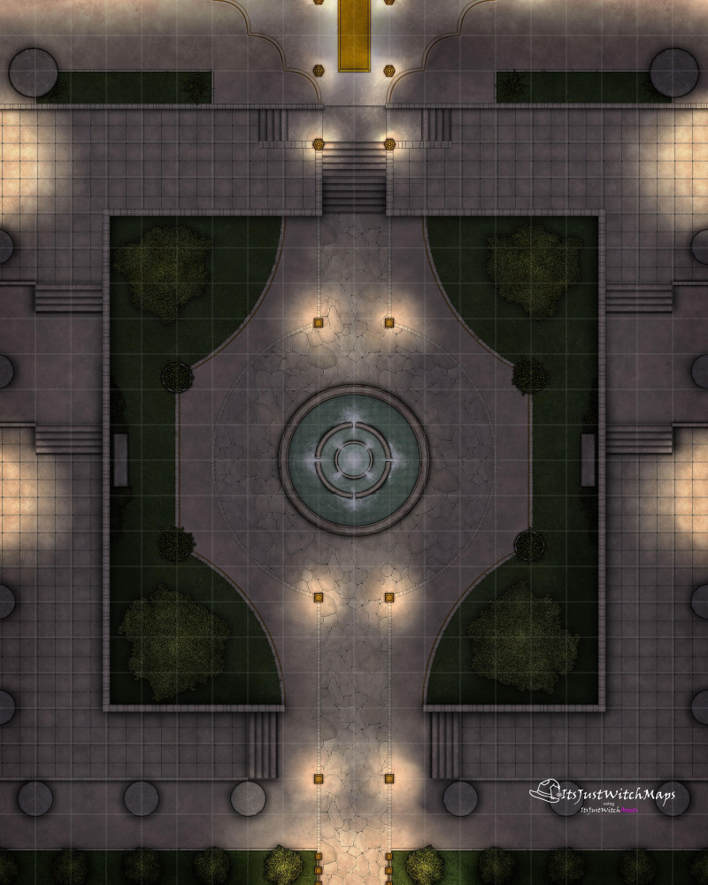Free Palace Courtyard Day, Night, Basic 20x25 200DPI