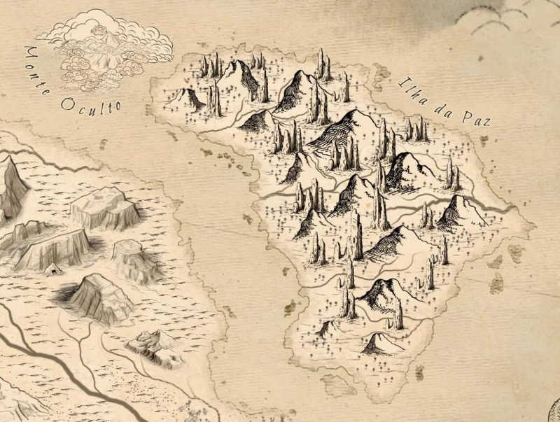 My map for my home game. The Island and city of Saturnalia!