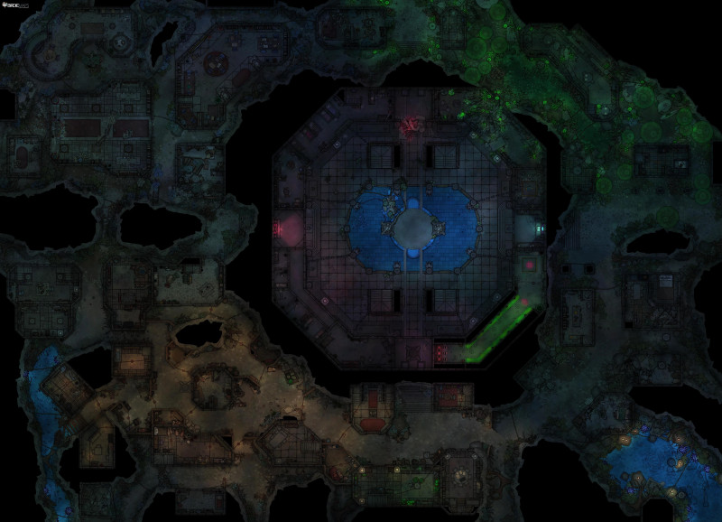 Ancient City Temple - [90x65]