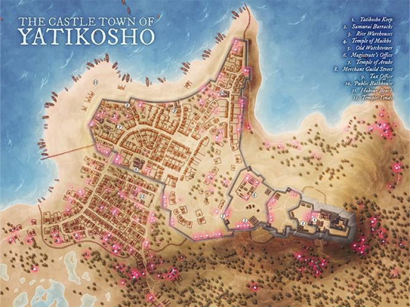 The Japanese Castle Town of Yatikosho