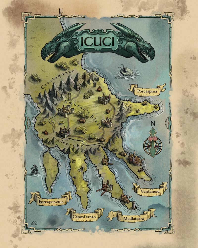 COLORED MAP