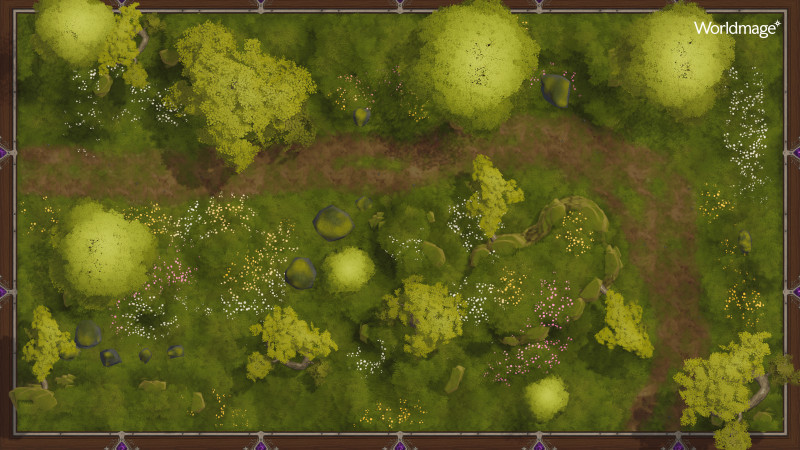 Meadow Cart Path - 58x32 – experimenting with dynamic season maps for our 3D mapmaker