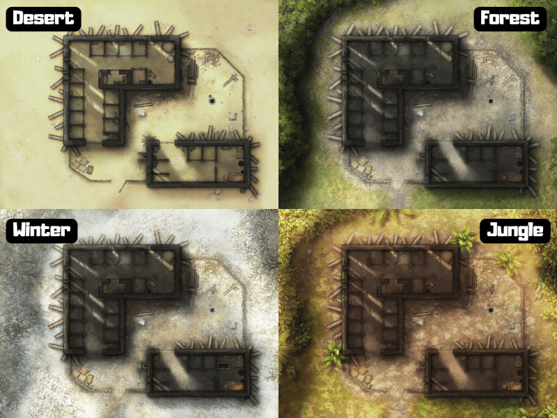 Darkwood Piggery [40x30]