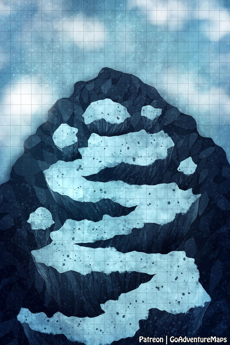 Snowy Mountain [22x33]