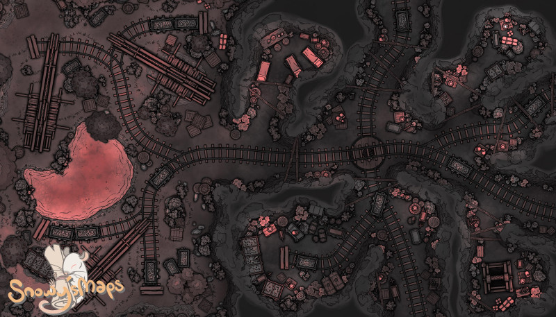 [35x20] Mine with Outdoors Blood