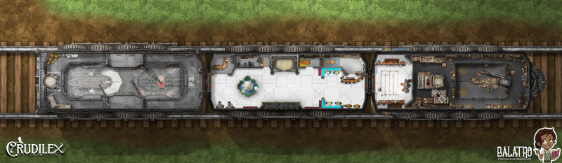 The Sanroko-II Fortress Train will cross the entire world, with stations in every nation there is. Some say that when the last spike is hammered the reign of monsters will end forever.