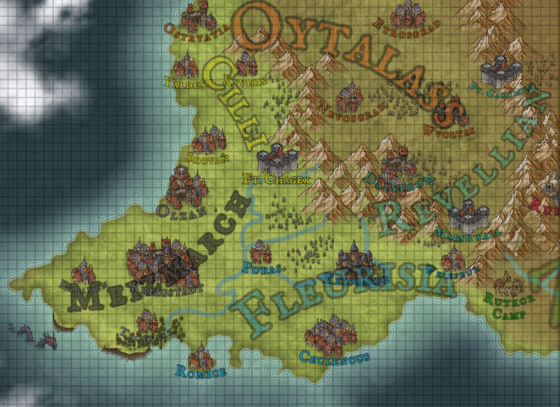 Part of a WIP D&D map. Advice welcome!