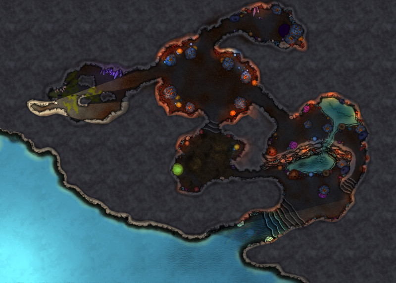 Seagrow Caves - Dragon's of Stormwreck Isle [OC]