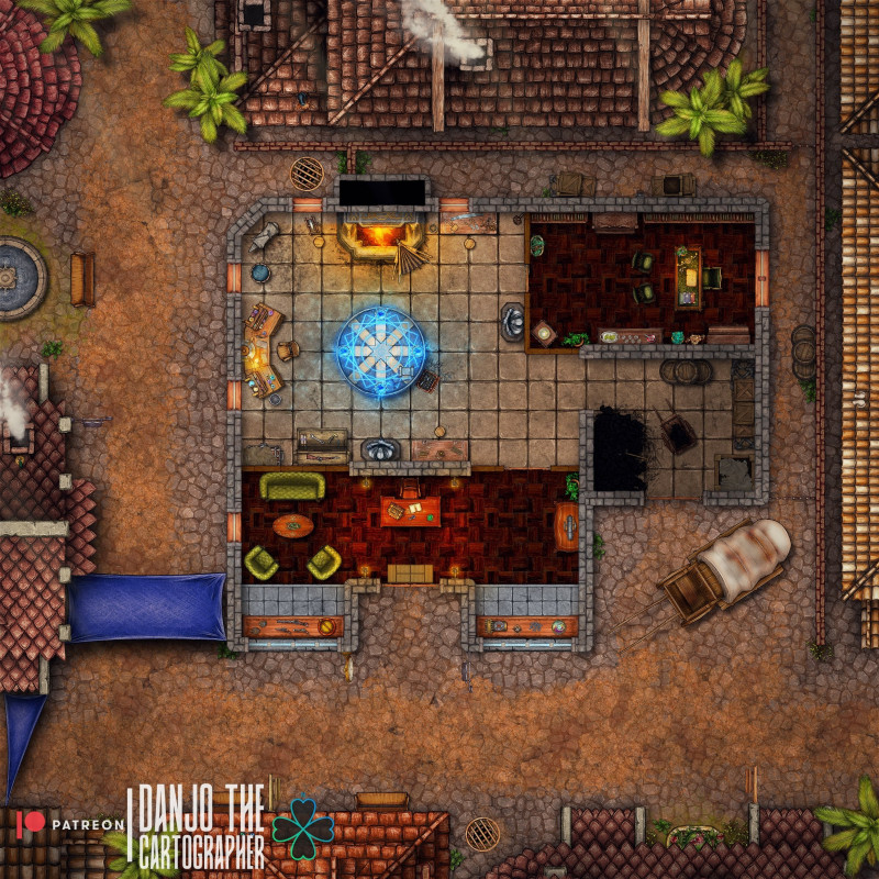 Zephyr's Artificer Workshop [30x30] [Art] [OC]