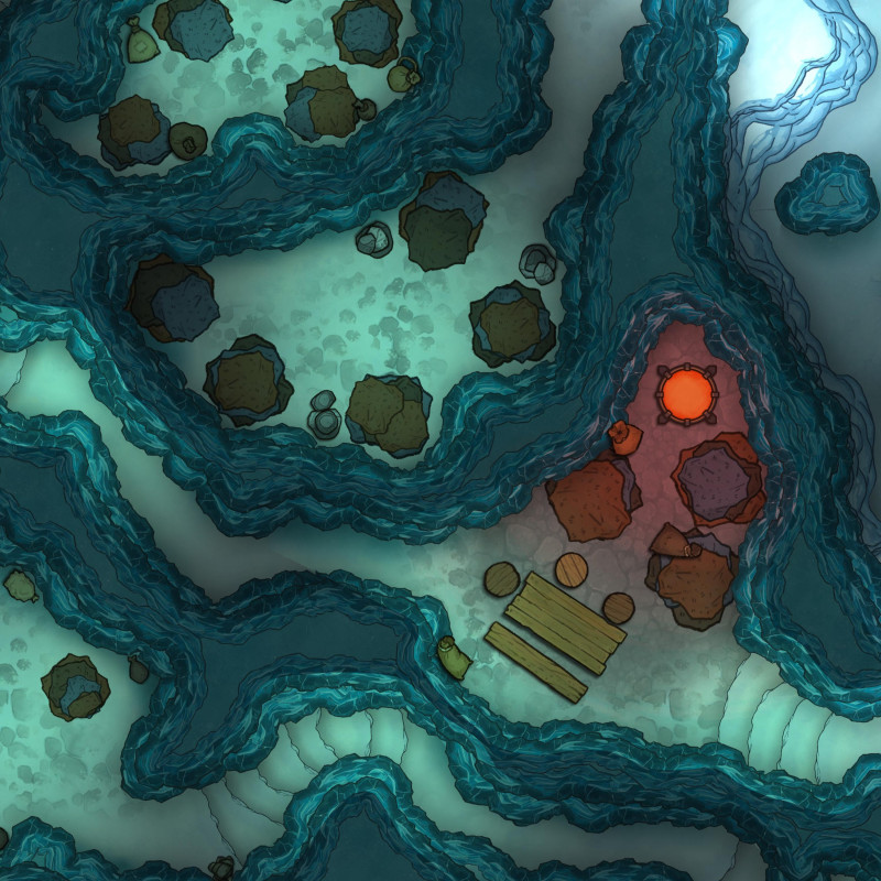 Against the Giants: Frost Giant Upper Glacial Rift (74x95)