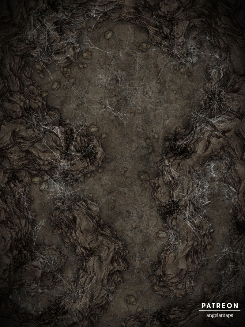 Dangerous Cave [battlemap] from Angela Maps - 3 versions! [animated] [art]