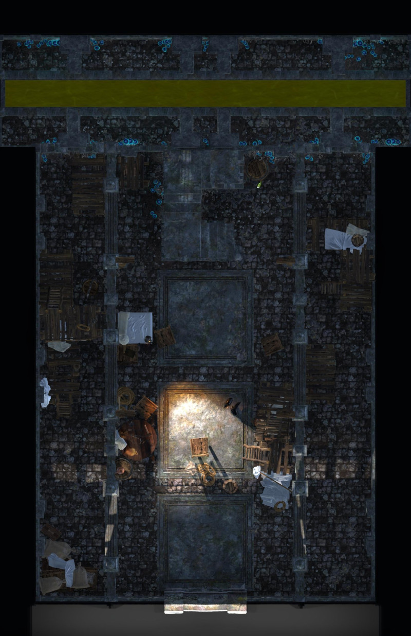 “What happened...?” - “Does the attacker return to the spot?" - crime scene and the night before, 11x17 - (2x2 map[s] and visuals)