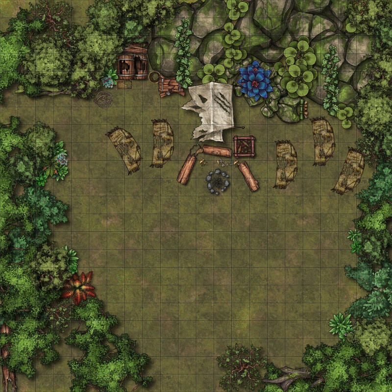 Abandoned camp